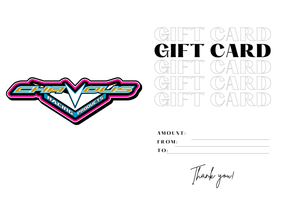 Chavous Racing Products Gift Card