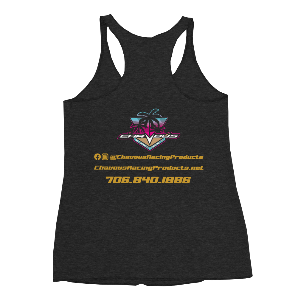 Miami Vice Racing Logo Miami Vice Women's Racerback Tank – Chavous Racing Products LLC.